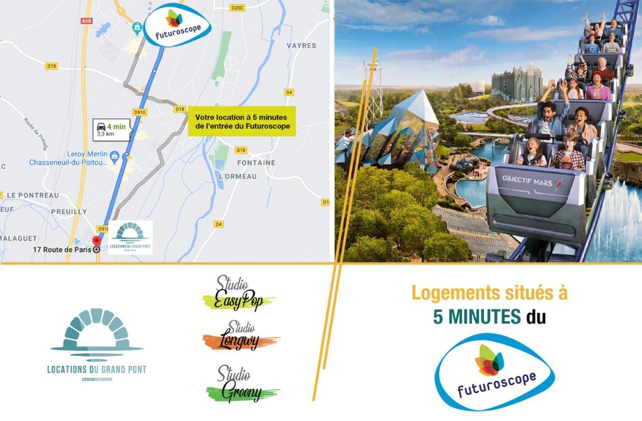 Locations Du Grand Pont - Appart Hotel Poitiers - Futuroscope Chasseneuil-du-Poitou Luaran gambar
